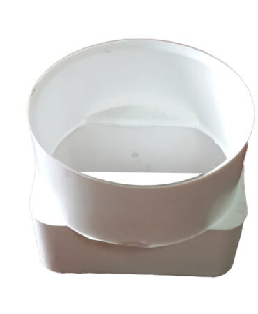 Converter Square to Round white